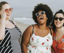 Women on beach